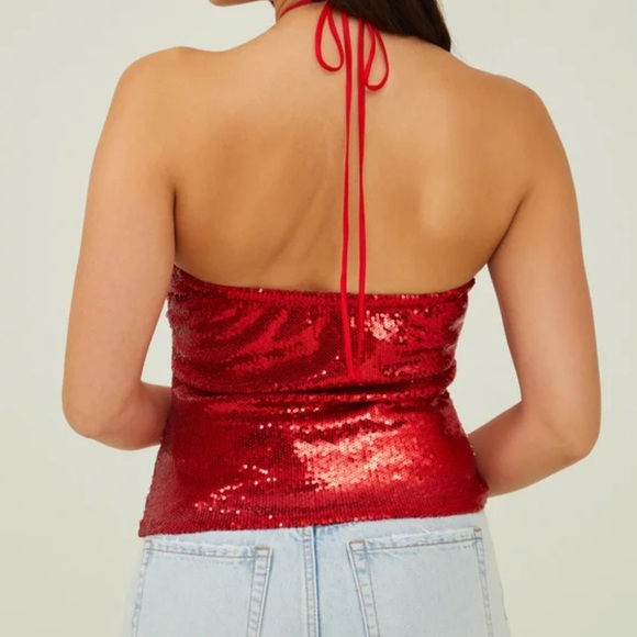 NWT ▪️ Altar’d State ▪️ Reah Rosette Halter Top - Picture 2 of 4